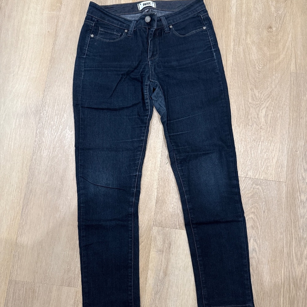 Paige dark blue jeans denim 28